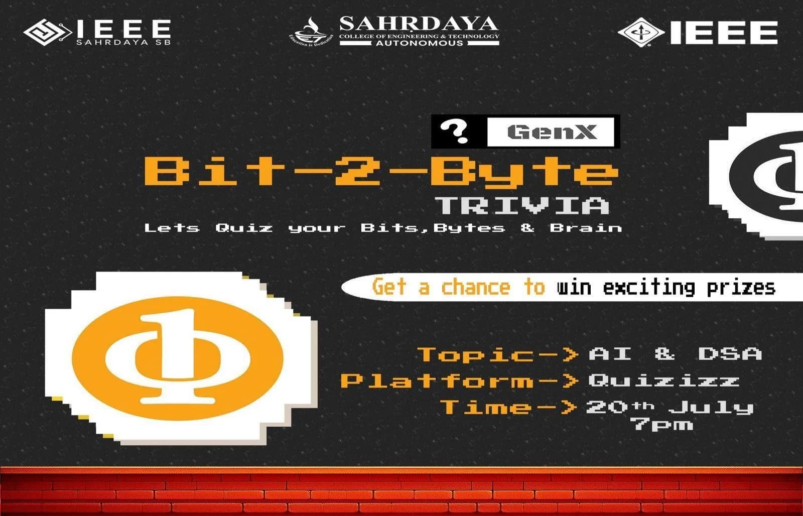 Event poster for GenX: Bit-2-Byte