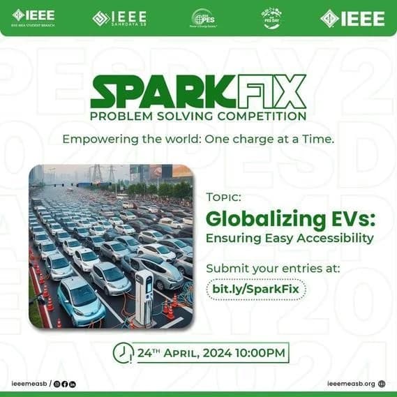 Event poster for Sparkfix: Problem Solving Competition