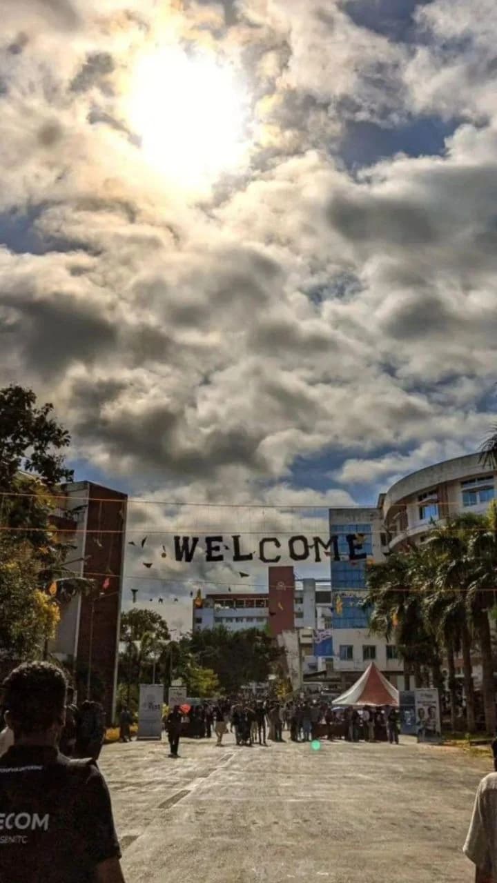 The entrance to IEEE YESS 2024 at Muthoot Institute of Technology and Science