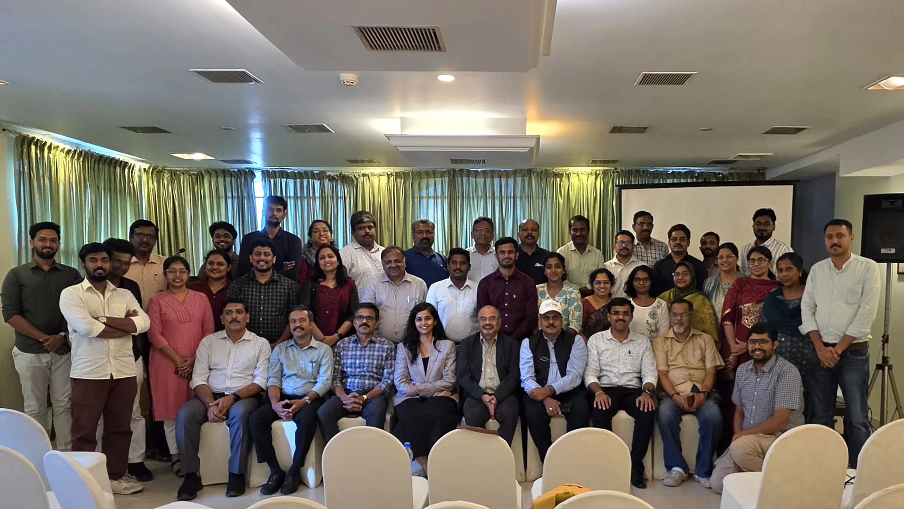 Inclusive innovation working group photo with Robin Francis and participants