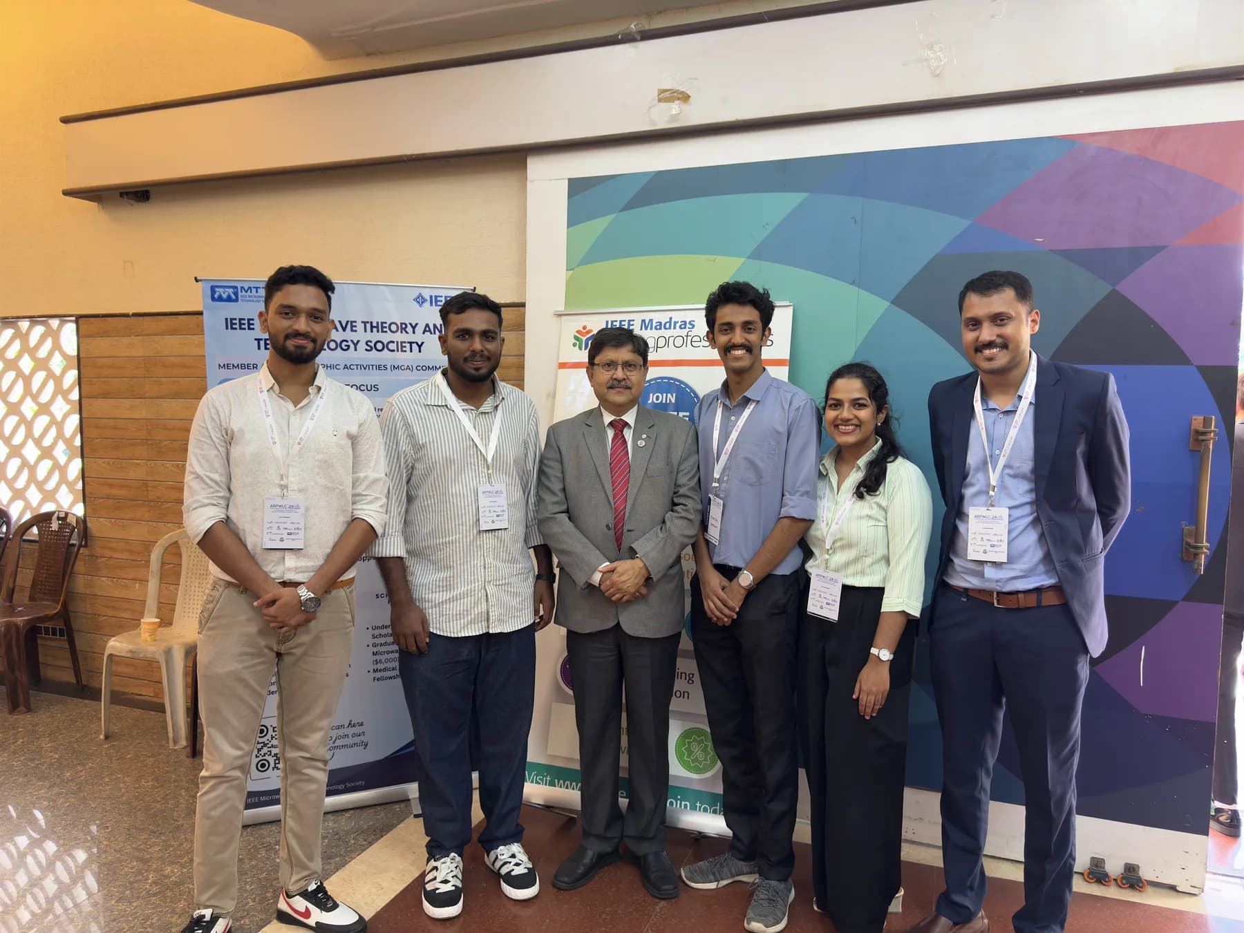 Robin Francis with participants at an inclusive innovation session