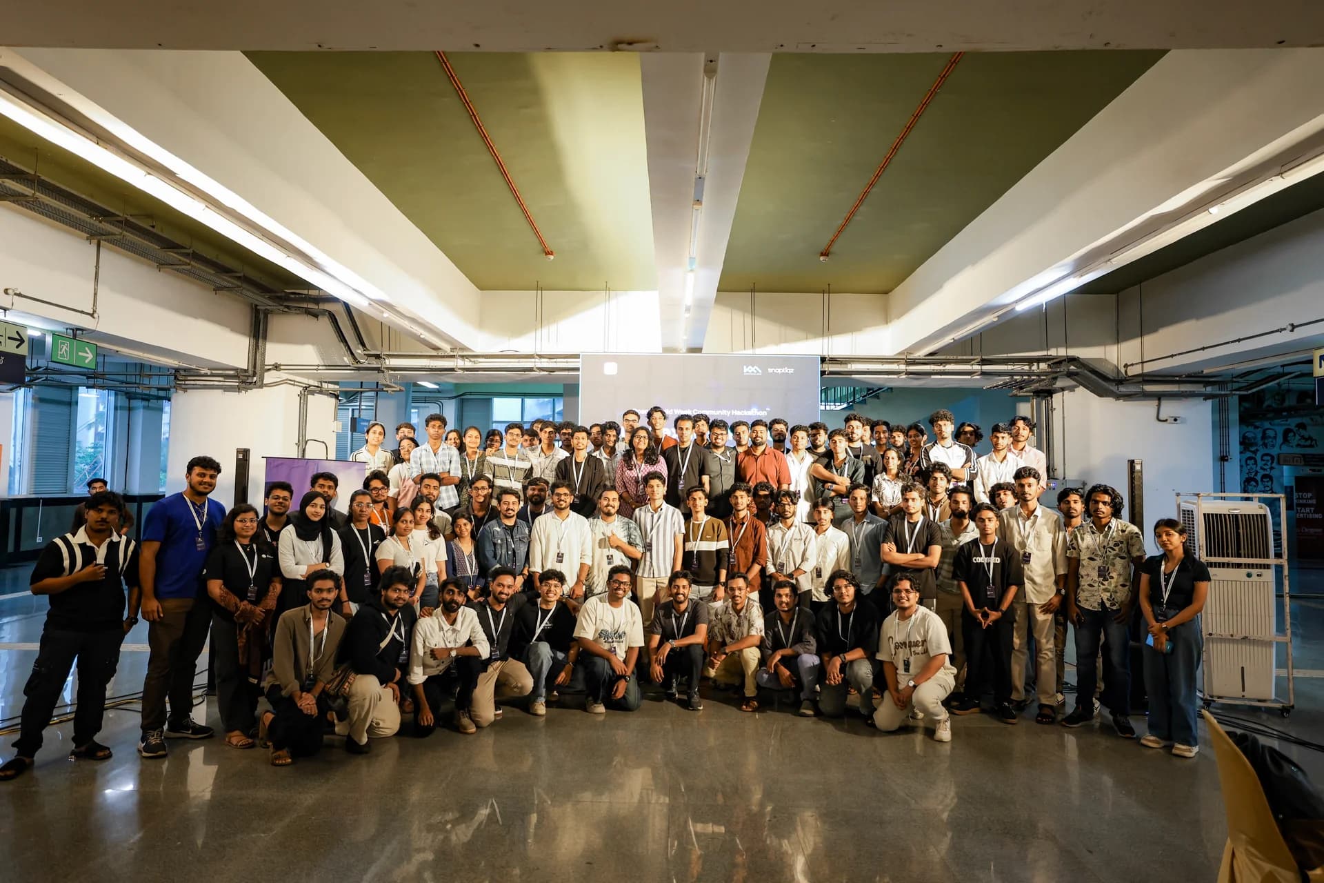 Codex Community Hackathon participants, mentors, and organizers at the Kochi venue