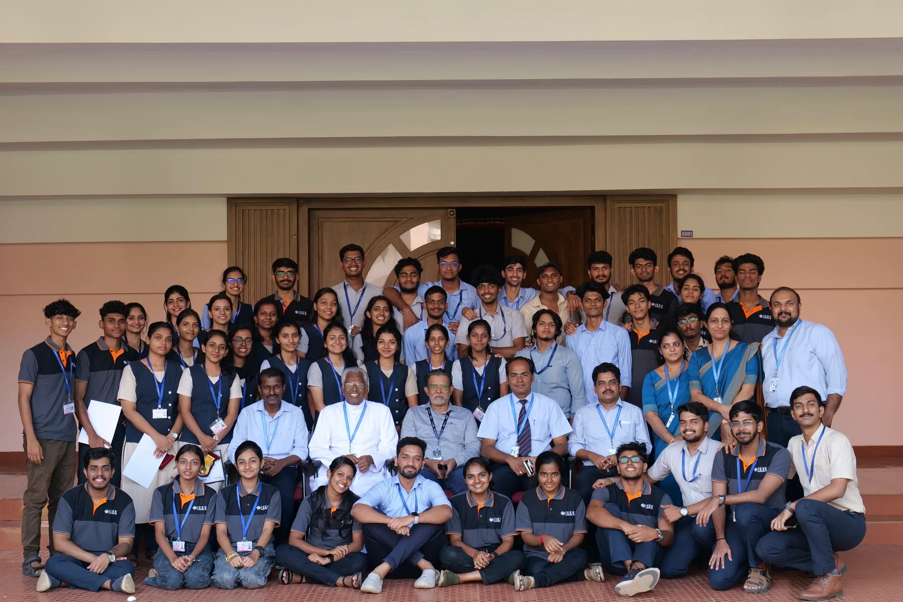 IEEE Sahrdaya Student Branch team with faculty advisors