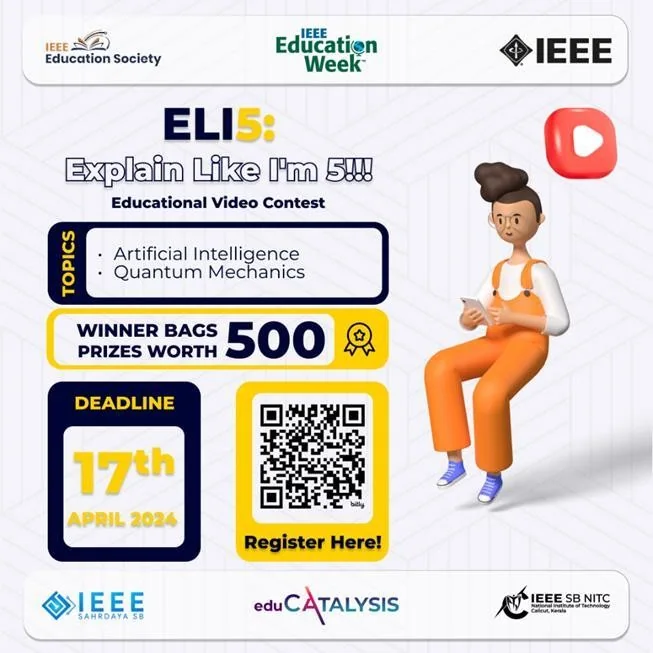 Event poster for ELI5: Explain Like I'm 5
