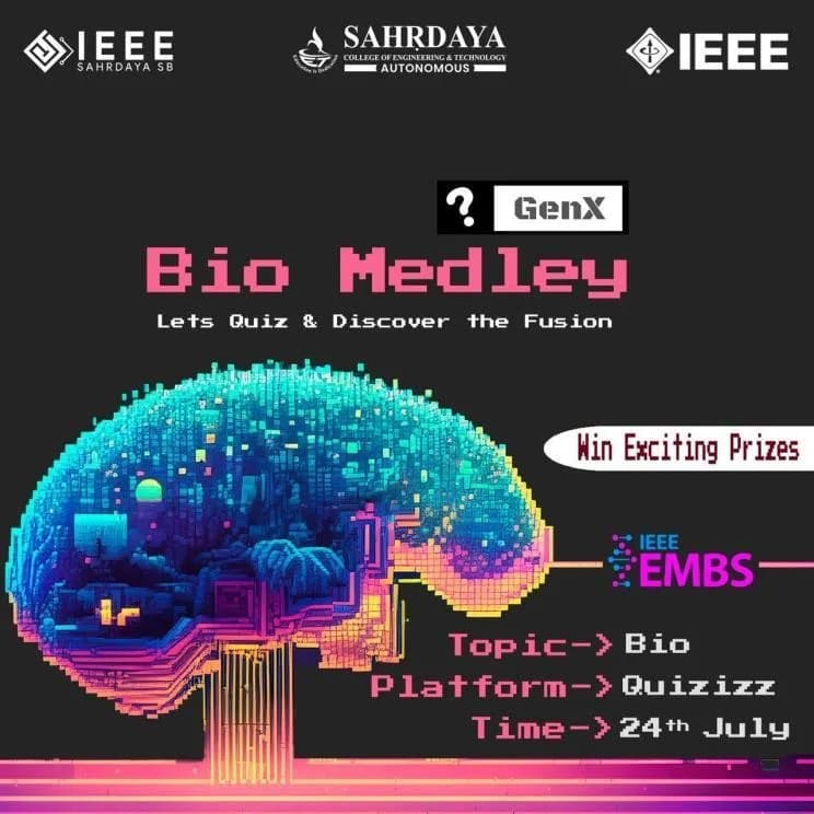 Event poster for GenX: BioMedley