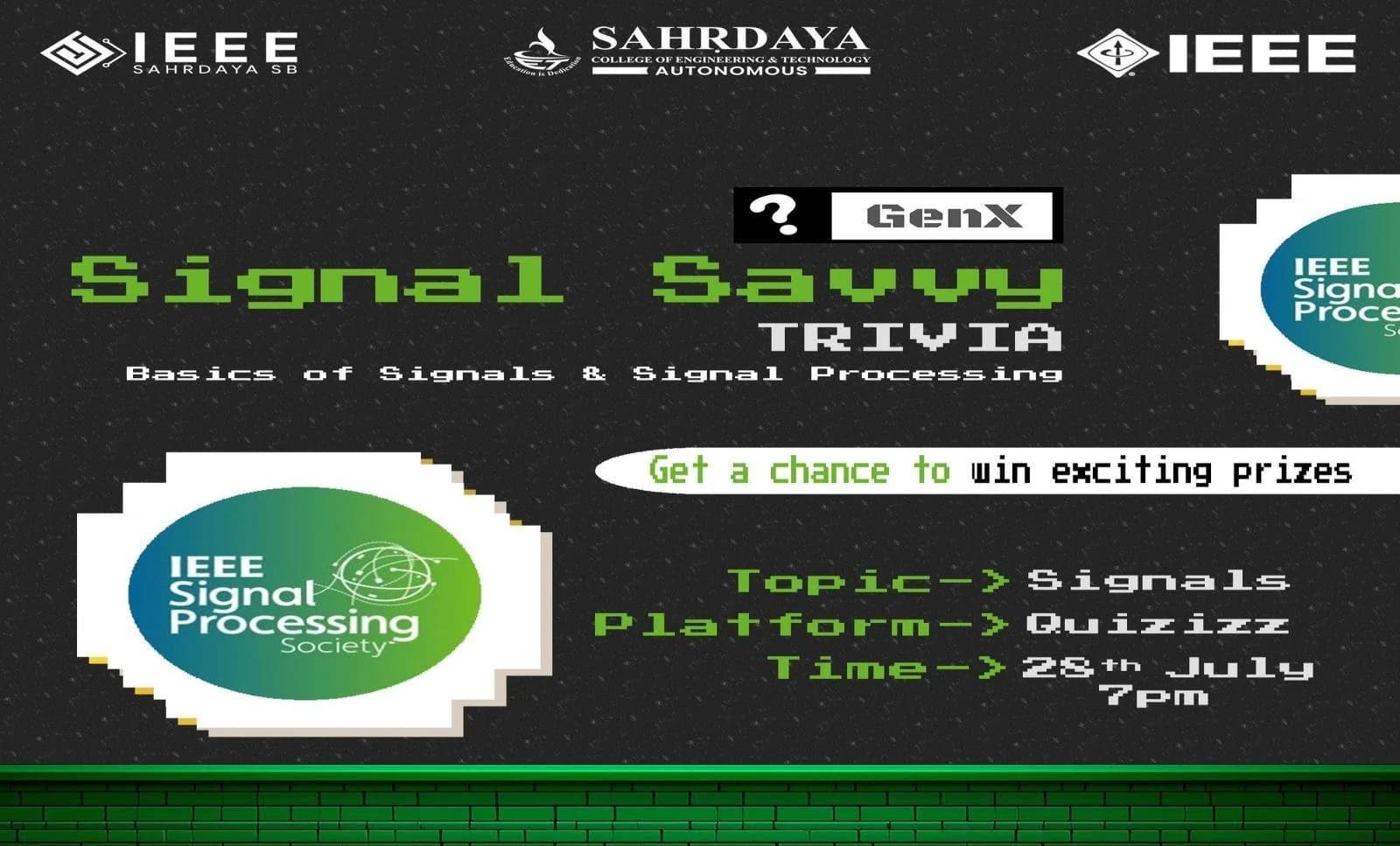Event poster for GenX: Signal Savvy